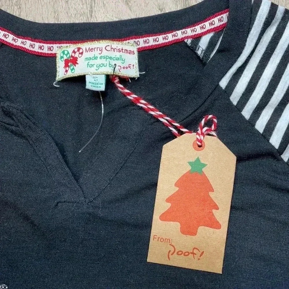 NWT Christmas shirt with sequins size Small - Picture 3 of 3